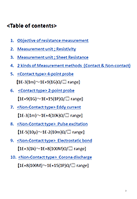 Measurement principles & methods of Resistance Download by PDF file